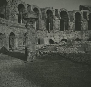 France Arles Amphitheatre Old Possemiers Stereoview Photo 1920 #2