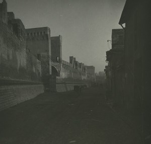 France Avignon City Walls Old Possemiers Stereoview Photo 1920