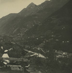 Pyrenees Cauterets Valley Banc de Cambasque Old Possemiers Stereoview Photo 1920