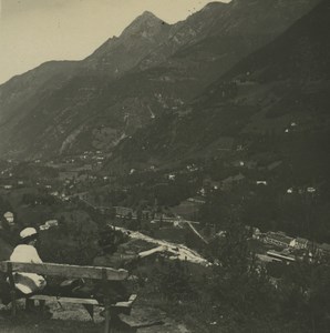 Pyrenees Cauterets Valley Banc de Cambasque Old Possemiers Stereoview Photo 1920