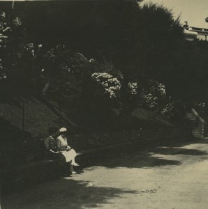 France Biarritz boulevard des Tamaris Old Possemiers Stereoview Photo 1920 #1