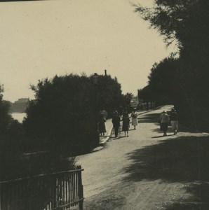 France Biarritz boulevard des Tamaris Old Possemiers Stereoview Photo 1920 #2