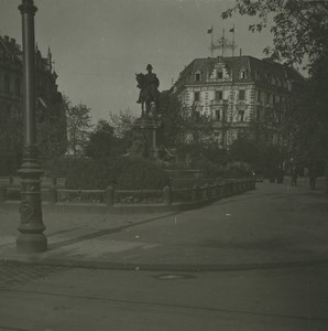Germany Cologne Koln Kaiser Wilhelm I Monument Possemiers Stereoview Photo 1920