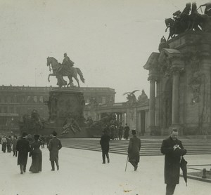 Germany Berlin Kaiser Wilhelm I Monument Old Possemiers Stereoview Photo 1920 #2