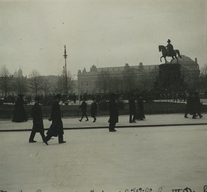 Germany Berlin Lustgarten Friedrich Wilhelm III Possemiers Stereoview Photo 1920
