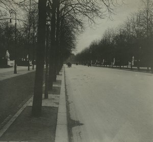 Germany Berlin Siegesallee in Spring Old Possemiers Stereoview Photo 1920