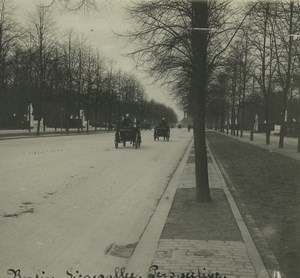 Germany Berlin Siegesallee Horse Carriage Old Possemiers Stereoview Photo 1920