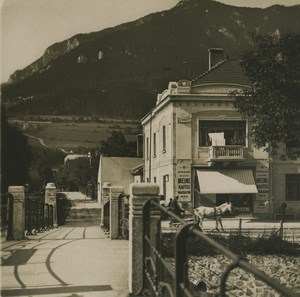 Austria Semmering Payerbach Geyerhofstrasse Old Photobrom Stereoview Photo 1900