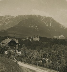 Austria Semmering Rax panorama Old Photobrom Stereoview Photo 1900