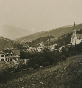 Austria Semmering Prein panorama Old Photobrom Stereoview Photo 1900