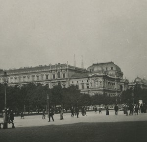 Austria Vienna University Old Stereoview Photo 1900