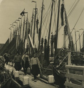 Netherlands Marken Fishermen Types Old NPG Stereoview Photo 1900 #2