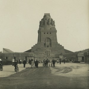 Germany Leipzig Monument Völkerschlachtdenkmal Old NPG Stereoview Photo 1900 #2