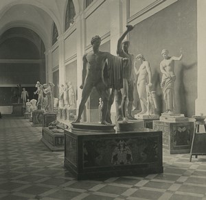 Italy Napoli Sculpture Museum Old NPG Stereoview Photo 1900
