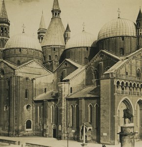 Italy Padova Basilica of Saint Anthony of Padua Old NPG Stereoview Photo 1900