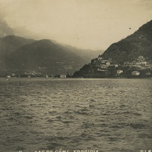 Italy Lake Como Torrigia Old SIP Stereoview Photo 1900's