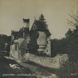 France Brantome Castle of Hierse Old Stereoview Photo SIP 1910