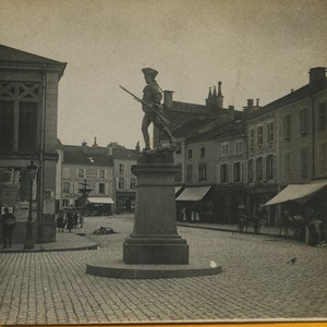 France Remiremont center city Old Stereoview Photo SIP 1910