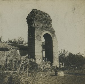 France Frejus Porte D'Orée Gate Old Stereoview Photo SIP BHV 1910