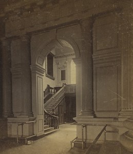 USA Philadelphia Independence Hall Stairway Old Stereoview Photo Cremer 1876