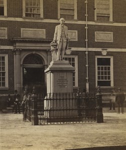 Philadelphia Independence Hall Washington Statue Stereoview Photo Cremer 1876