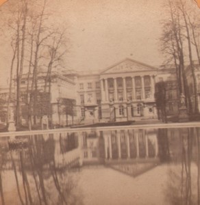 Belgium Brussels Palace of the Nation Old Stereoview Photo B.T. 1860's #2