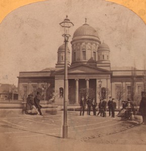 Germany Berlin Cathedral Old Stereoview Photo Moser 1870