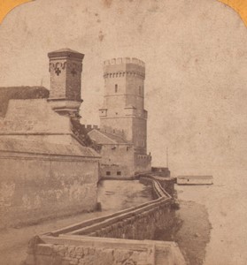 Germany Koln Bayenturm Medieval Tower Old Stereoview Photo Jouvin 1870