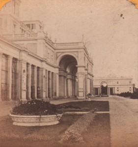 Germany Potsdam Sanssouci palace Old Stereoview Photo Gaudin 1870