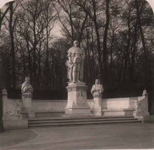 Germany Berlin Siegesallee Friedrich II Old Stereoview Photo NPG 1880