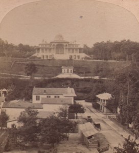 France Arcachon Casino General View Old Stereo Photo Neurdein 1880