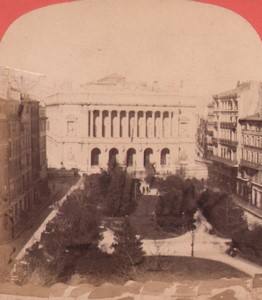France Marseille Stock Exchange Old Stereo Photo Neurdein 1880
