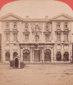 France Marseille City Hall Old Stereo Photo Neurdein 1880