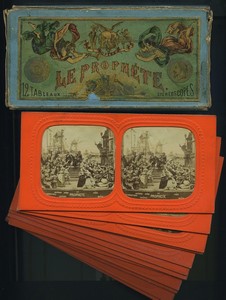 France Opera the Prophet by Meyerbeer Old Marinier Tissue Stereoview box 1867