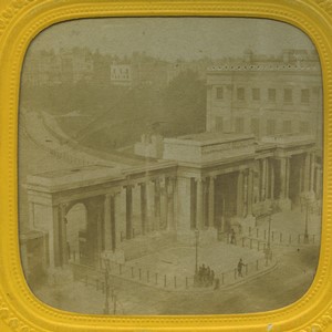 United Kingdom London Hyde Park Old E.L. Photo Stereoview Tissue 1865