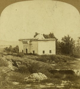 Algeria Tlemcen Sidi d'Aaouli Mosque? Old Stereo photo Radiguet 1860