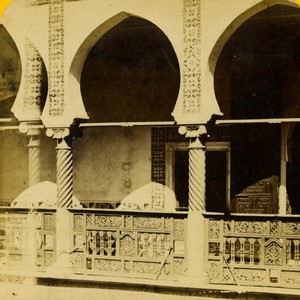 Algeria Algiers moorish house Old Stereo photo Block 1864