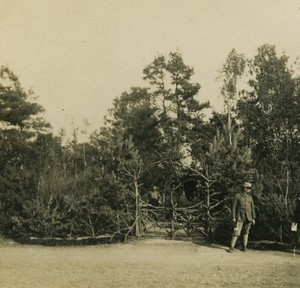 First World War Marne city ​​under wood captain's villa Old Stereo Photo 1918#3