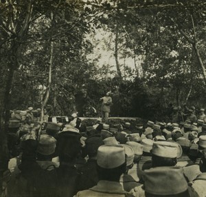 France First World War Marne recreational session Old Stereo Photo 1918 #2