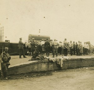 France First World War Marne embarkation of troops Old Stereo Photo 1918 #1