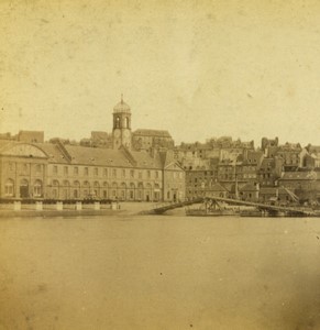 France Brest Harbour La Consulaire Old Photo Stereoview 1860