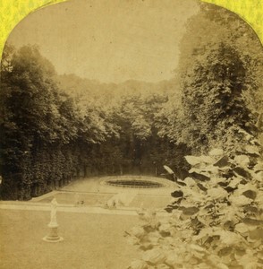 France imperial residences Saint Cloud St Jean Fountain Photo Stereo Lamy 1868