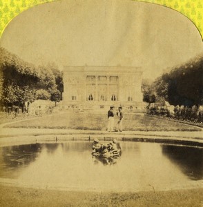 France imperial residences Versailles Petit Trianon Old Photo Stereo Lamy 1868