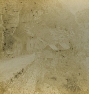 France Vercors Pont en Royans Villard de Lans Road Photo Stereo Peyrouze 1870 #1