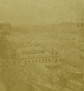 Royaume Uni Scarborough Spa panorama bord de mer Ancienne Photo Stereo 1870 #2