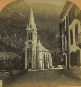 France Luz Saint Sauveur Church Saint Sauveur Old Photo Stereo 1890