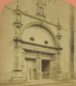 France Toulouse Portail de l'eglise de la Daurade  Ancienne Photo Stereo Neurdein 1880