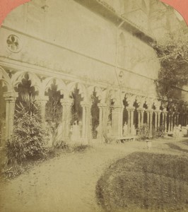 France Toulouse Cloitre du Musée Ancienne Photo Stereo Neurdein 1880 #2