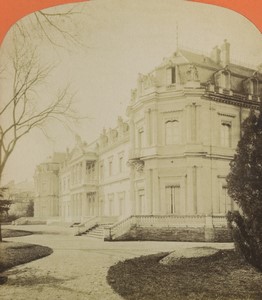 France Toulouse Palais du Marechal Niel Ancienne Photo Stereo Neurdein 1880