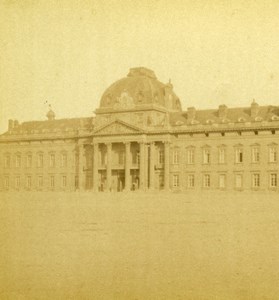 France Paris Military School Old Debitte & Hervé Stereoview Photo 1870